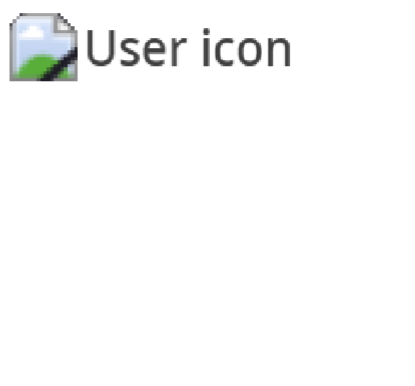 User icon