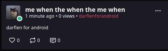 User banner