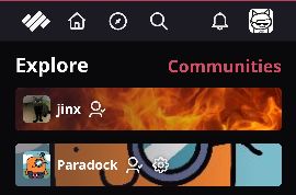 User banner