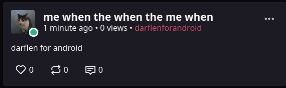 User banner